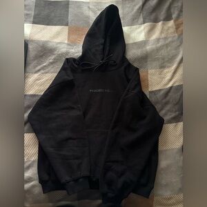 Princess Polly Black Logo Hoodie